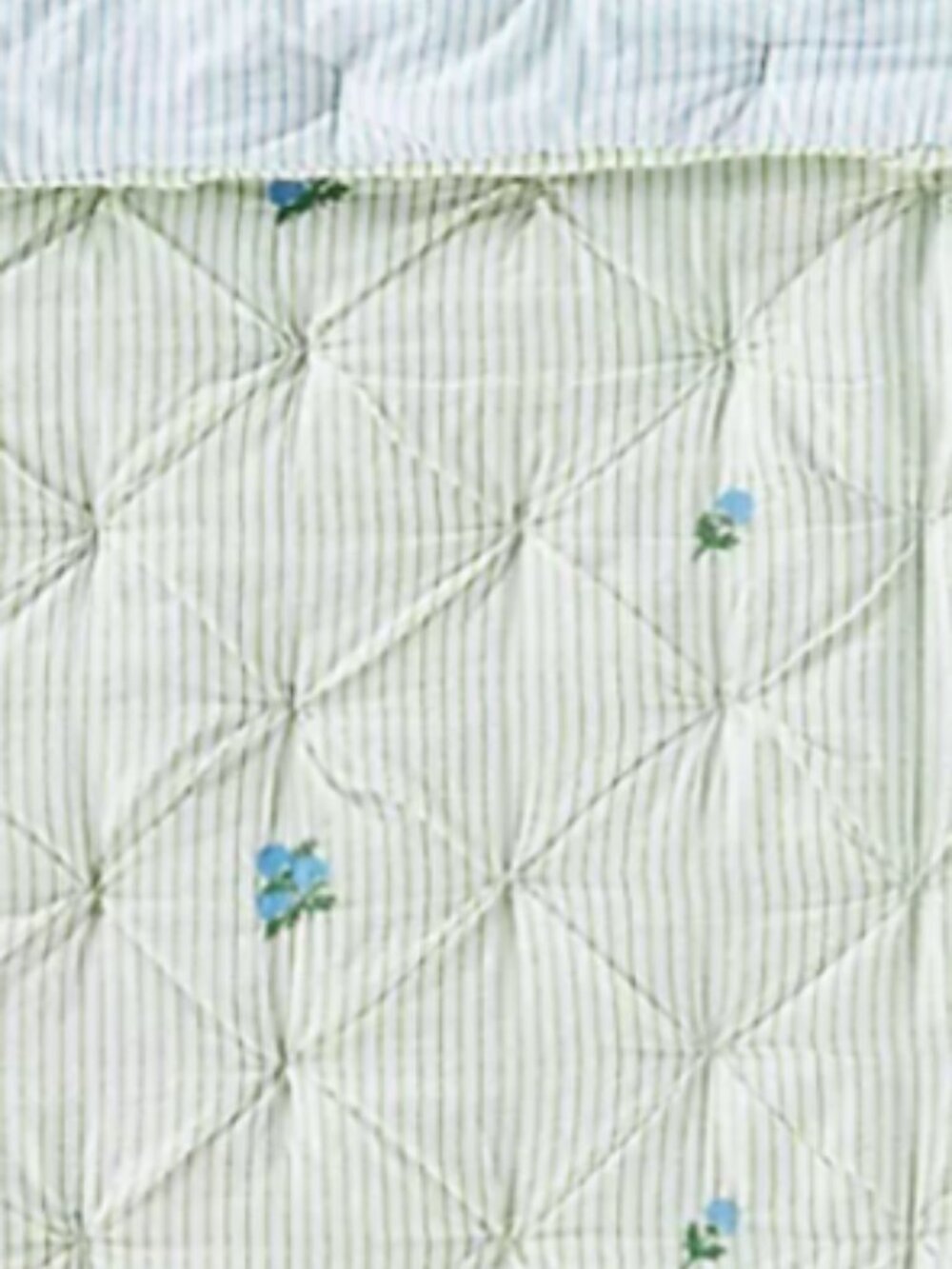 NWT Emilia Cotton Voile Embroidered Icon Quilt Queen - Picture 7 of 9